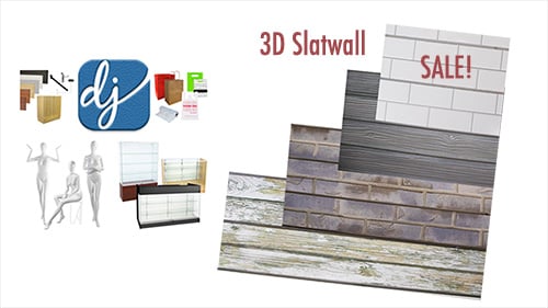 3D Slatwall Photo