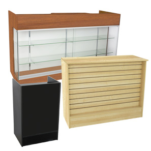 checkout counters 