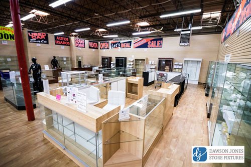 Dawson Jones Store Fixtures Back Showroom