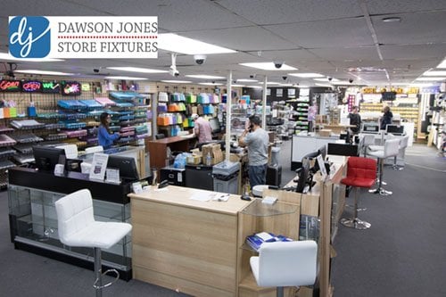 Dawson Jones Store Fixtures Front Desk Showroom