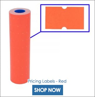 red pricing labels